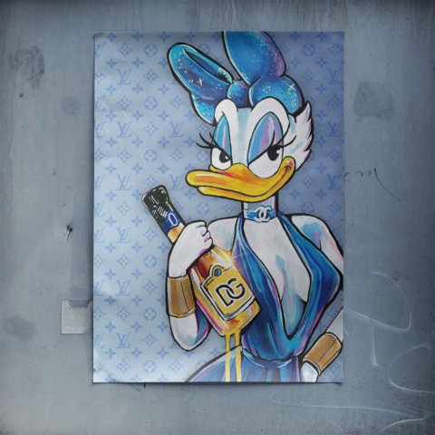 Chic Duck Diva Poster