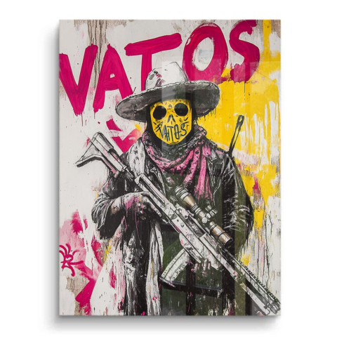 Vatos Revolt PVC Glänzend Kunst