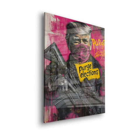 Reinigungspolitik Druck Acrylglas