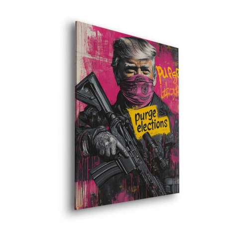 Impression Politique de Purge Dibond PVC Mat