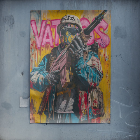 Städtischer Krieger Poster