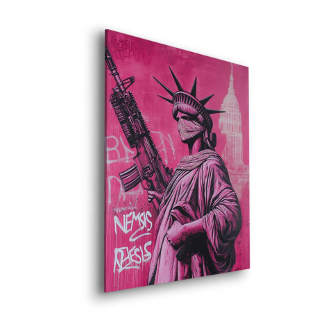 Revolutionäre Freiheit Dibond Matt Kunst
