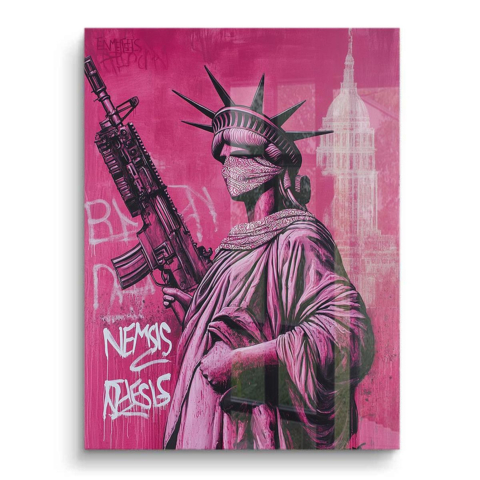 Revolutionäre Freiheit PVC Glänzend Kunst