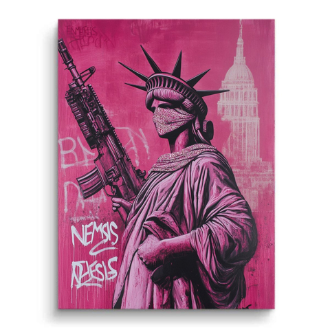 Revolutionäre Freiheit PVC Matt Kunst