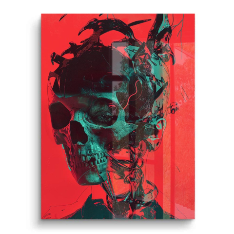 Neon Skull Fusion PVC Gloss Art