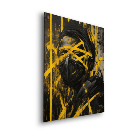 Urban Masked Expression Dibond Mat Art