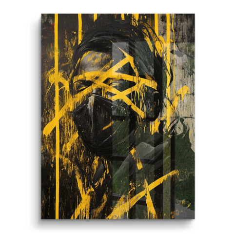 Urban Masked Expression PVC Gloss Art