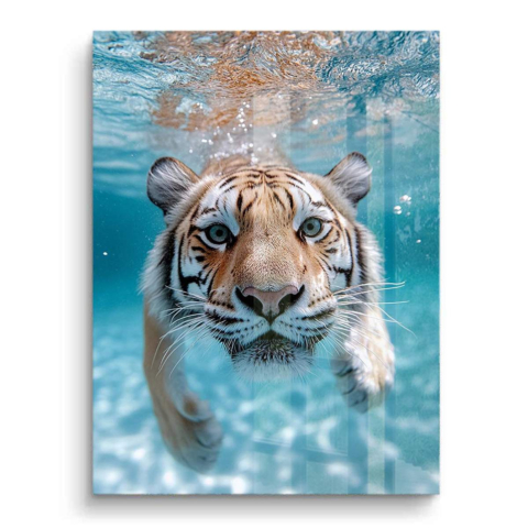 Underwater Majesty Tiger PVC Gloss Art