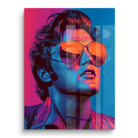 Portrait Vintage PVC Brillant