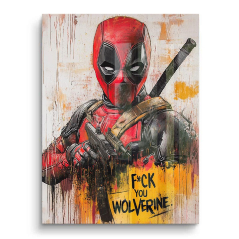 Declaración audaz de Deadpool PVC Brillante