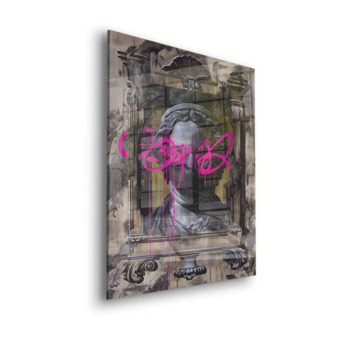 Urban Classic Bust Acrylic Glass Art