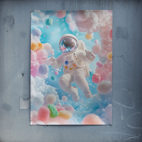 Sueño Cósmico de Dulces Póster