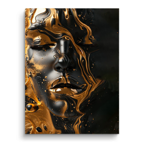 Liquid Gold Essence PVC Mat Art