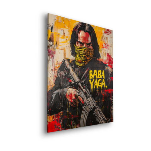 Baba Yaga Dibond Leinwandbild