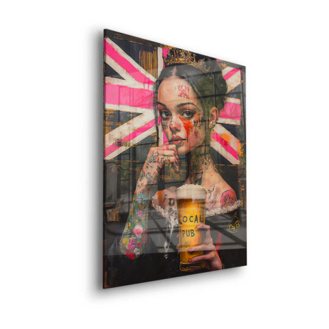Urban Crowned Spirit Acrylic Glass Art
