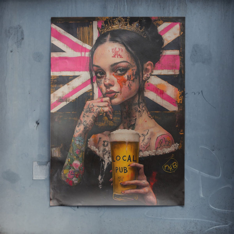Urban Crowned Spirit Poster Art