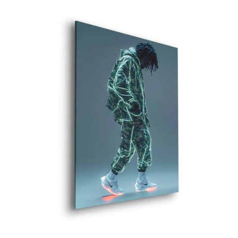 Neonowe Camo Buty Dibond Matowy Art