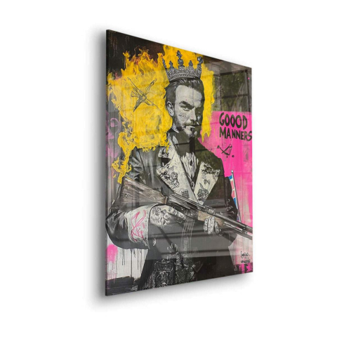 Regal Rebellion Acrylic Glass Art