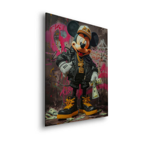 Urban Iconic Mickey Dibond Mat Art