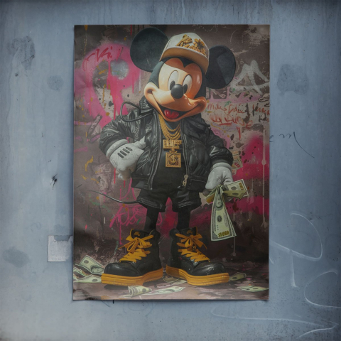 Urban Iconic Mickey Poster Art