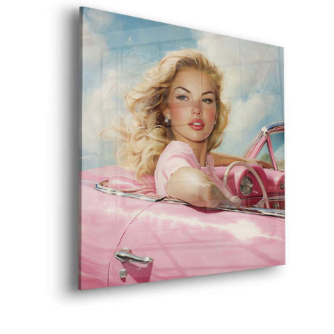 Retro Glamour na Rowerze Szkło Akrylowe