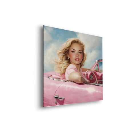 Retro Glamour Ride Dibond Matowy