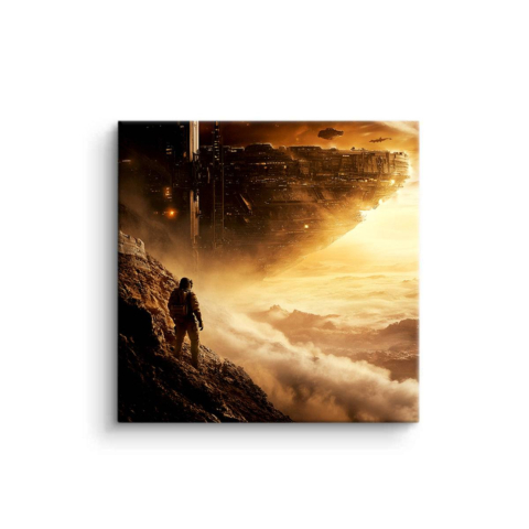 Cosmic Horizon PVC Mat Art