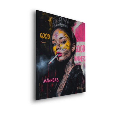 Urban Crowned Attitude Dibond Mat Art