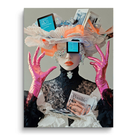 Digital Elegance PVC Mat Art