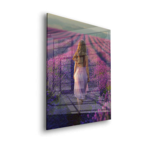 Rêves de Lavande Verre Acrylique
