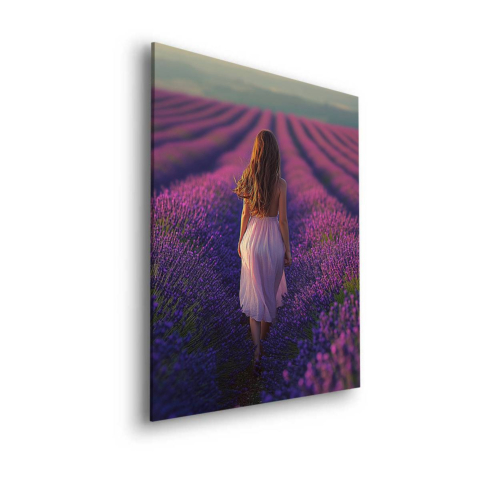 Rêves de Lavande Art Dibond PVC Mat