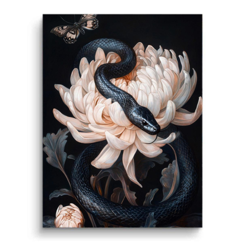Schlangenblüte Eleganz PVC Matt Kunst