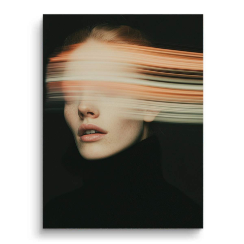 Veiled Motion PVC Mat Art