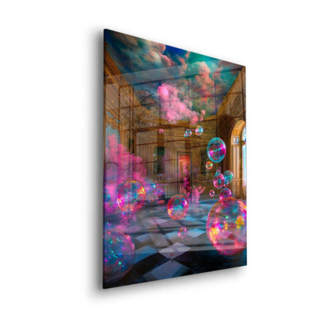 Celestial Bubbles Acrylic Glass Art