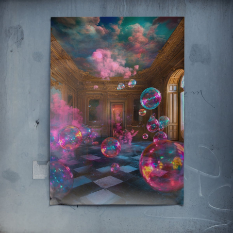 Himmlische Blasen Poster