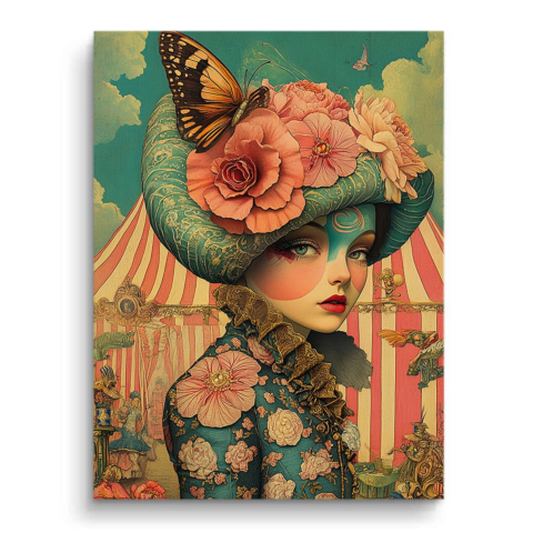 Verspielte Eleganz PVC Matt Kunst
