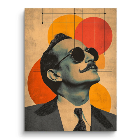 Retro Visionary PVC Mat Art