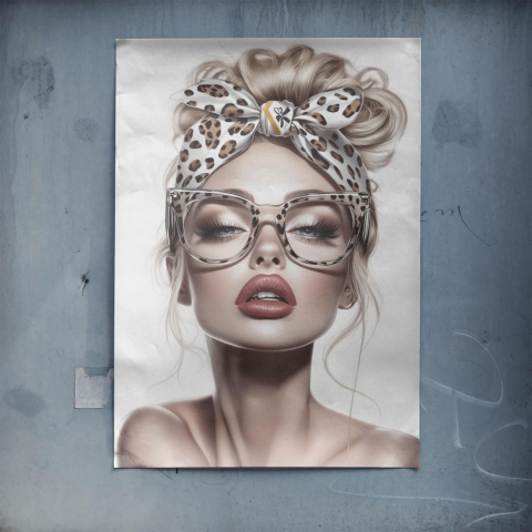 Chic Léopard Glam Poster