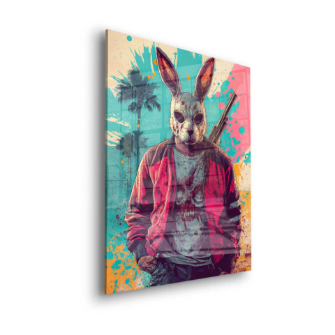 Urban Bunny Vigilante Acrylglas