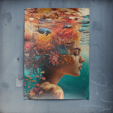 Spokój Oceanu Plakat