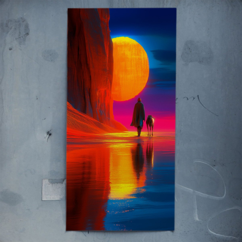 Desert Serenity Poster Art
