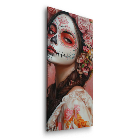 Elegante Día de los Muertos Dibond Matt
