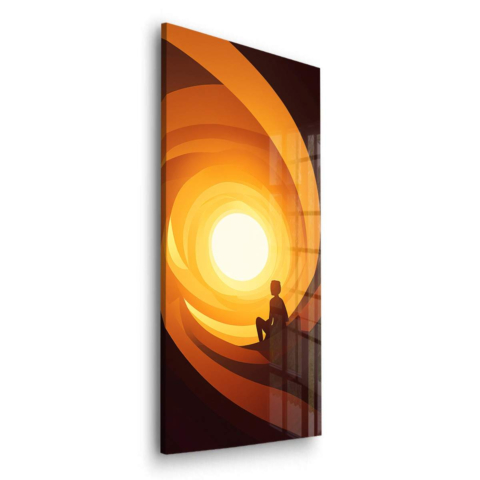 Strahlende Gelassenheit Acrylglas