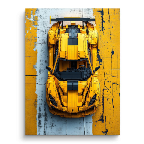 Lego Racer PVC Mat Art