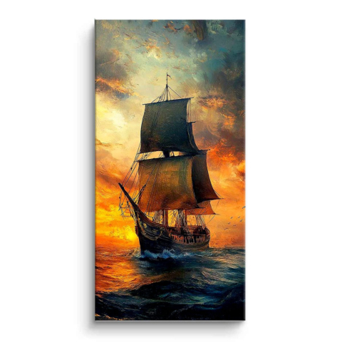 Sailing into Serenity PVC Mat Art