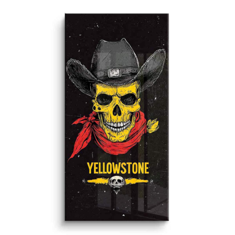 Cowboy Skull PVC Gloss Art