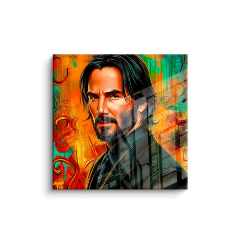 Vibrant Icon Portrait PVC Gloss Art