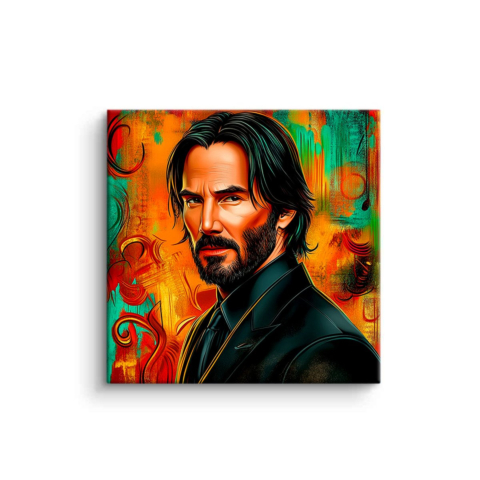 Vibrant Icon Portrait PVC Mat Art