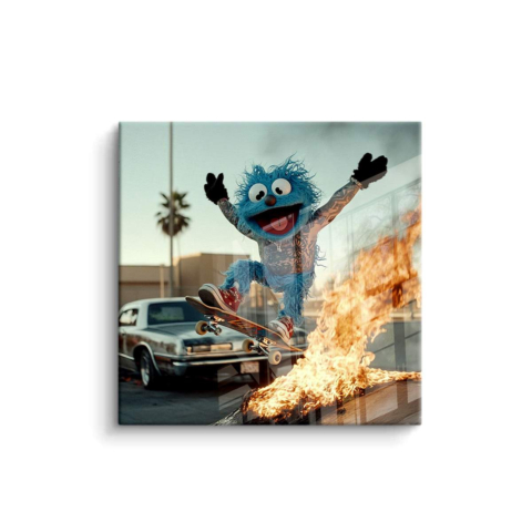 Skateboard Blaze Buddy PVC Gloss Art