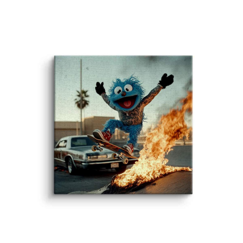 Skateboard Blaze Buddy Leinwandbild